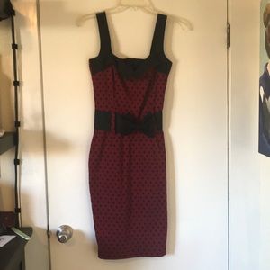 Super cute retro midi dress!
